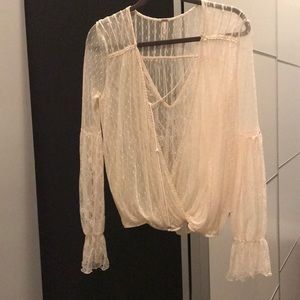 Free People Lace Blouse